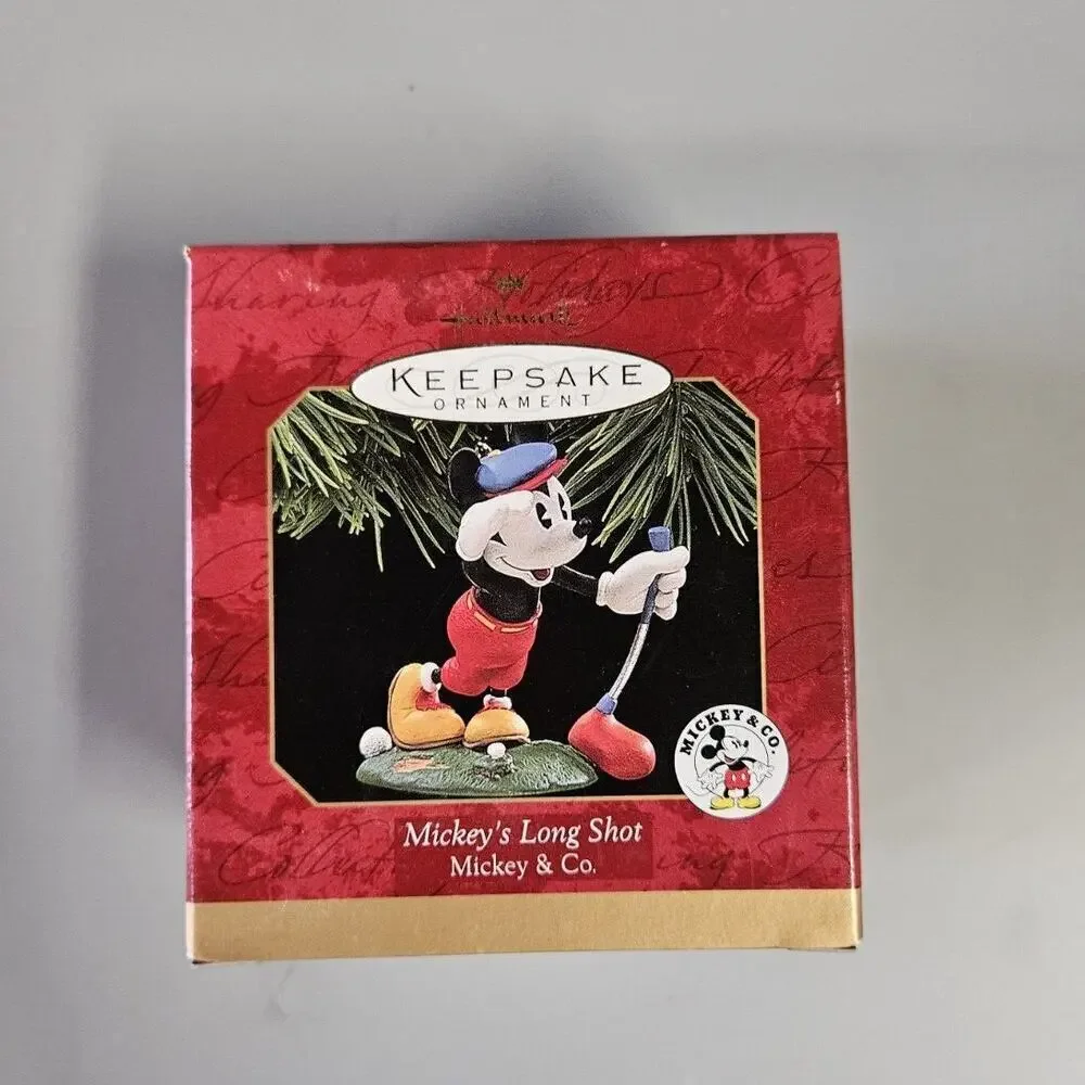 Hallmark Keepsake Christmas Ornament 1997 Disney's Mickey's Long Shot 06412 Golf